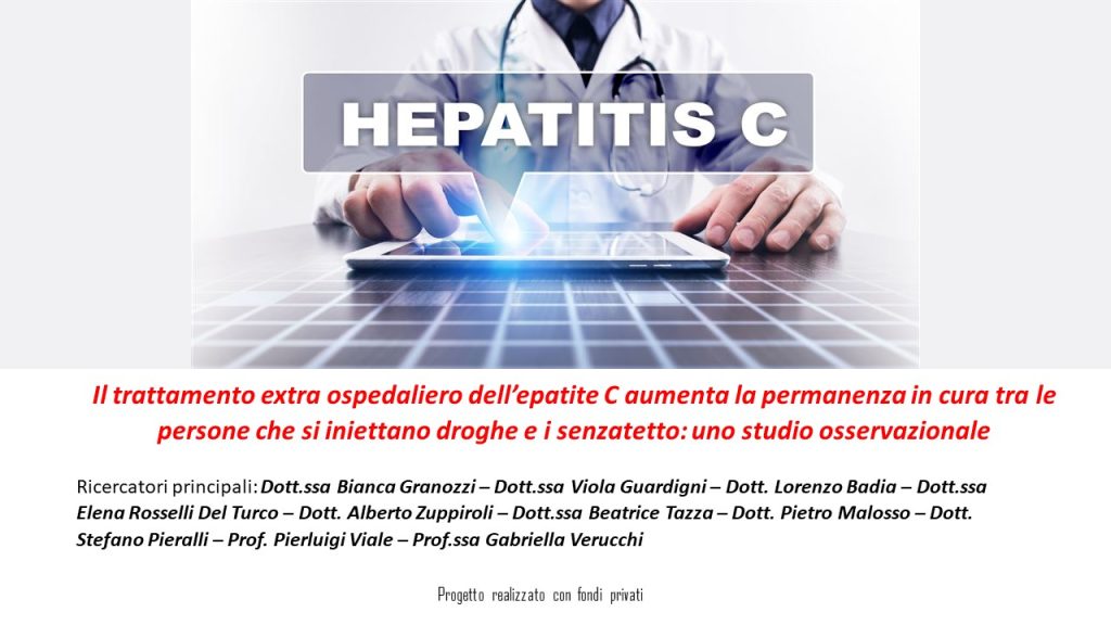 Le persone che utilizzano droghe per via iniettiva (PWID) e i senzatetto rappresentano un grande serbatoio di infezione da virus dell'epatite C (HCV).