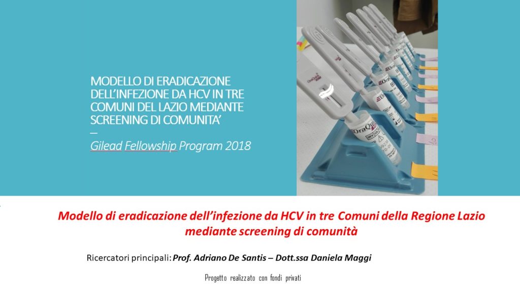 Il progetto si è posto i seguenti obiettivi:
realizzazione di uno screening sistematico per l’infezione da virus dell’epatite C (HCV)