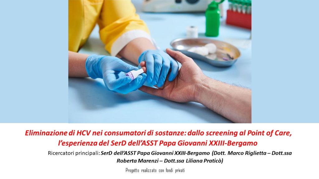 Nell'ottica dell'eliminazione dell'HCV, particolare attenzione è stata rivolta ad alcune categorie di popolazione, che rappresentano ancora un serbatoio importante di infezione e reinfezione e che hanno scarso accesso ai servizi sanitari di base e quindi alle cure specifiche. 