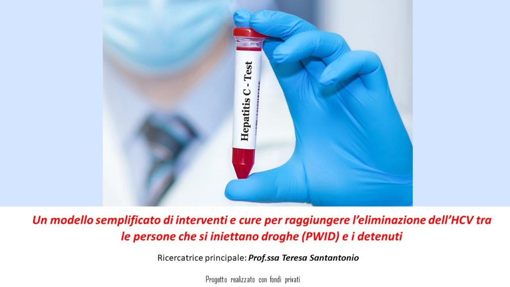 In questo studio è stato valutato se un modello semplificato di interventi e cure condiviso con i Servizi territoriali per le dipendenze patologiche (SerD) e gli Istituti penitenziari, possa favorire l'accesso ai test diagnostici e al trattamento dei soggetti che fanno uso di droghe in vena e dei detenuti HCV positivi.